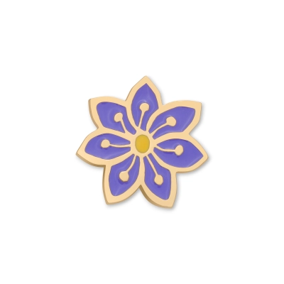 przylaszczka, fioletowa, pin