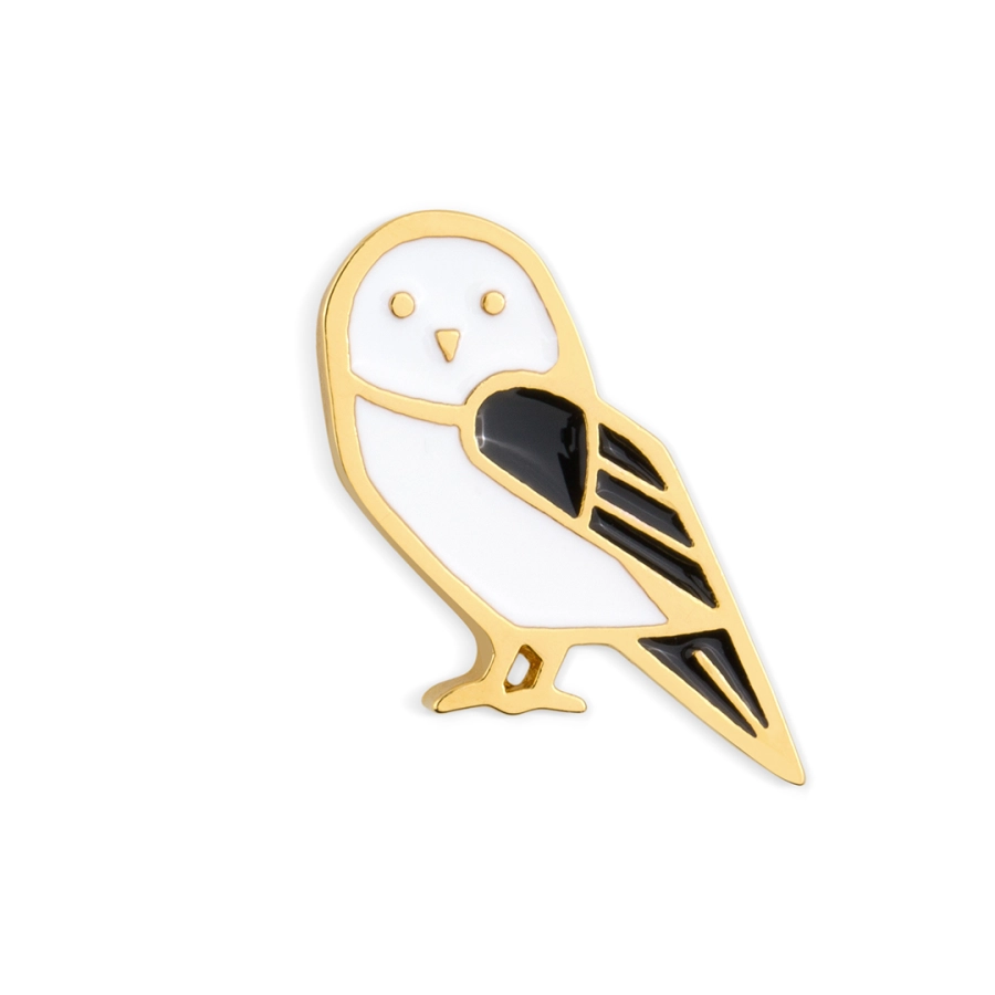 Sowa pójdźka, pin