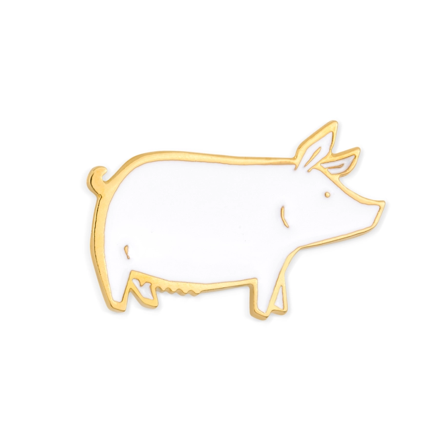 Świnka, świnia, bardzo piękna, pin