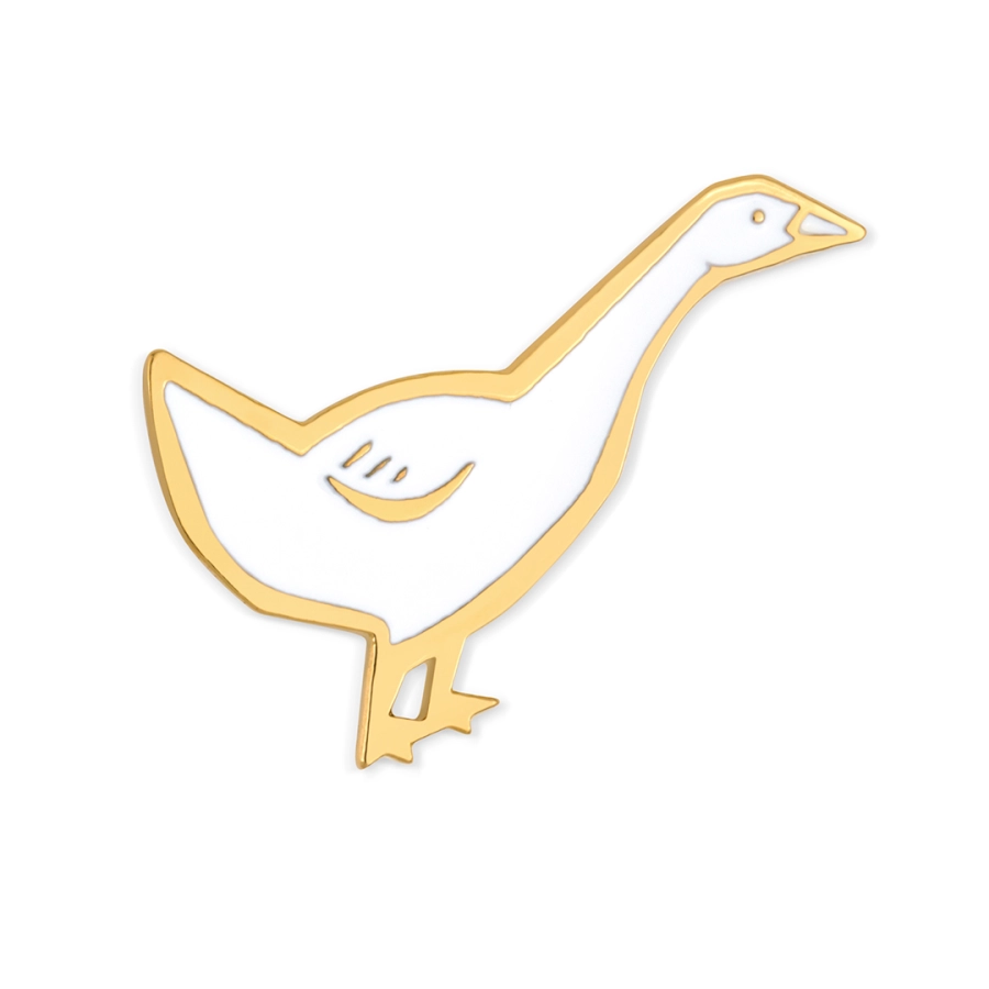 Gęś, pin