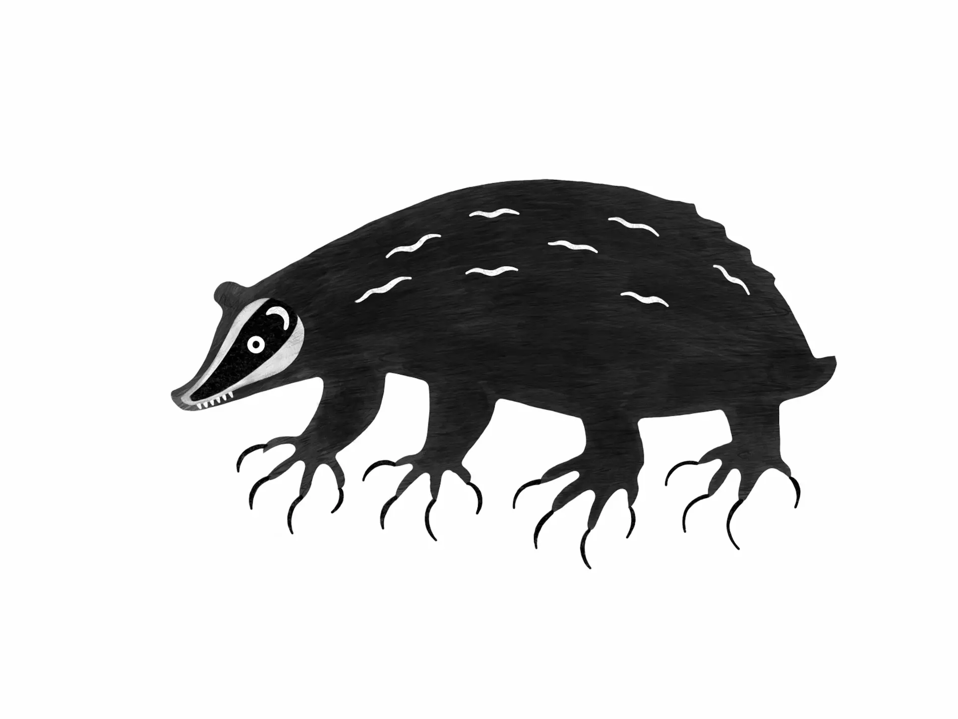 Ilustracja niedźwiedzia - Marcelina Jarnuszkiewicz