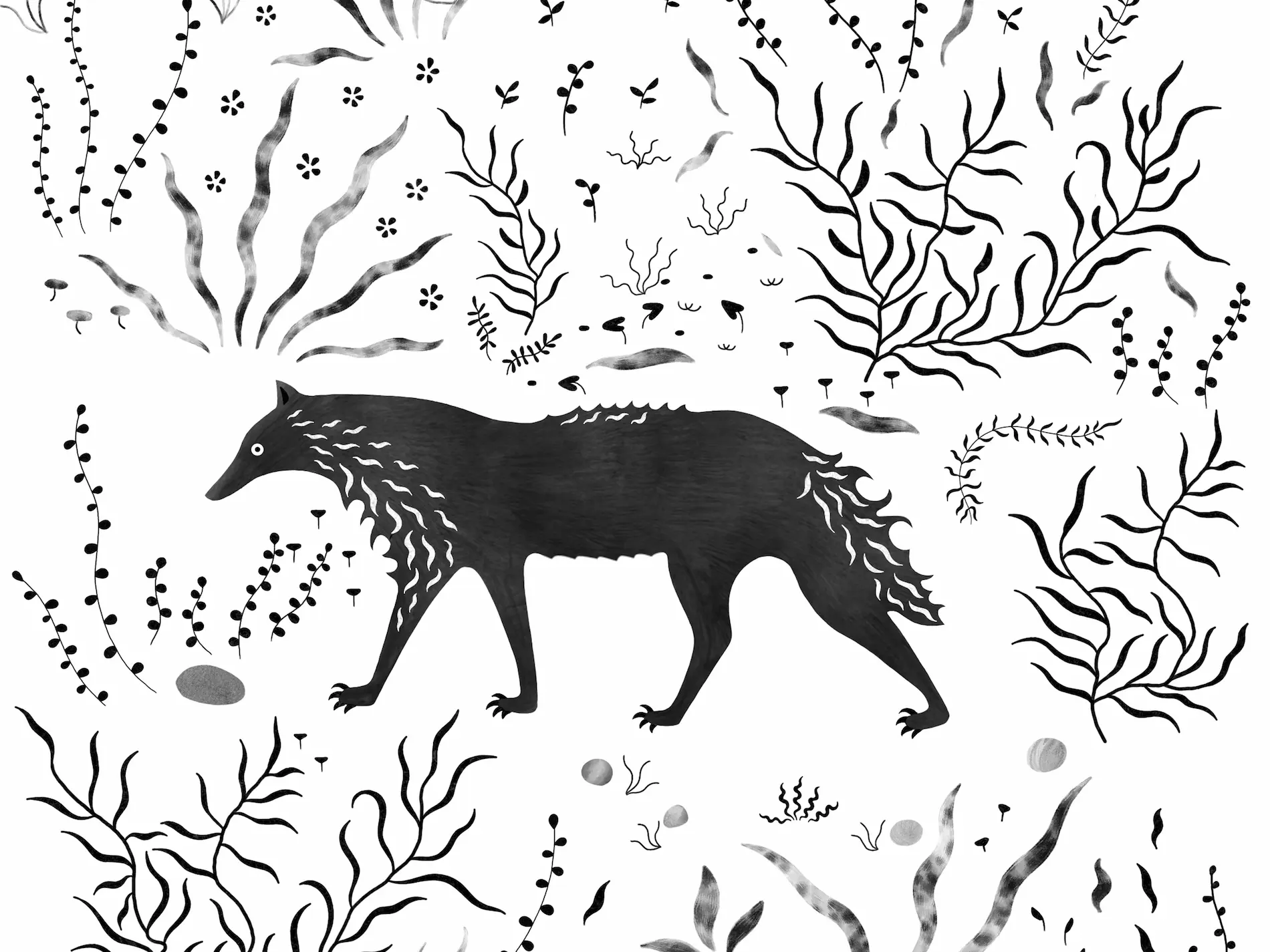 Ilustracja jaskółki - Marcelina Jarnuszkiewicz